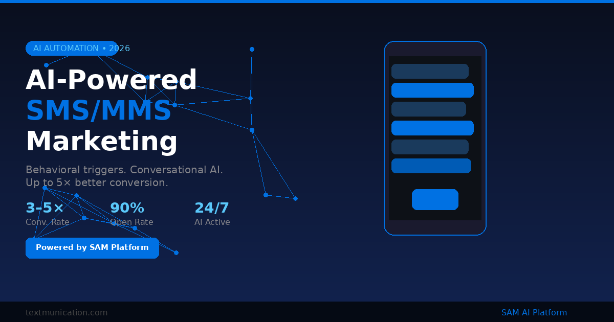 How AI Is Transforming SMS/MMS Marketing Automation in 2026
