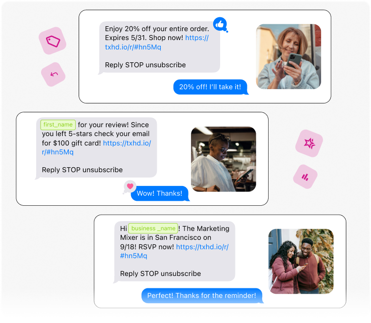 Tailor and personalize your messages